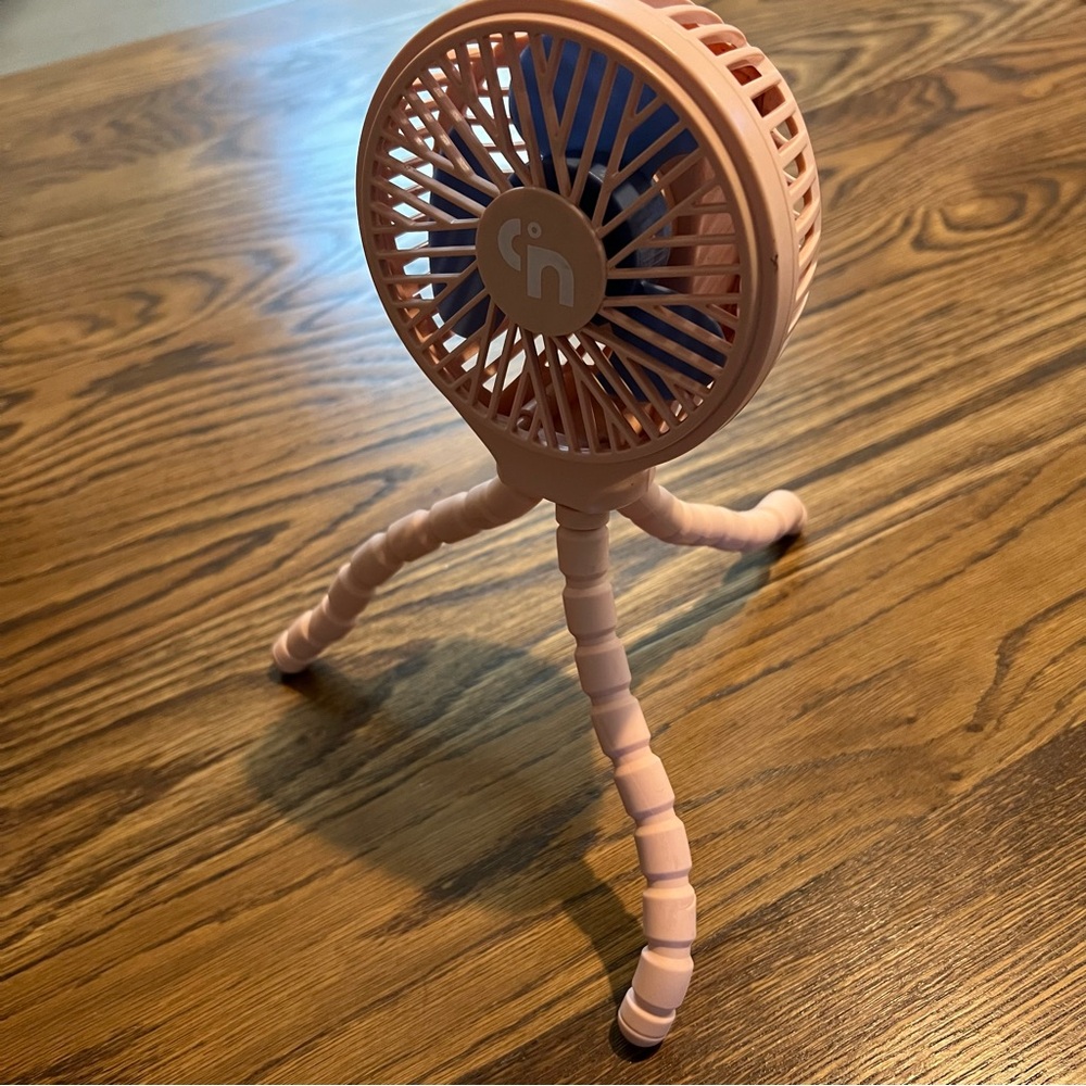 WiHoo Baby Fan, Rechargeable Battery USB Fan for Stroller/Crib/Home Office